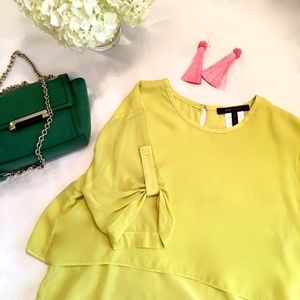 BCBGMAXAZRIA Beatrix Short-Sleeve Top